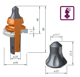 BETEK Asfalt Kazıcı Uç
